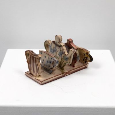 tea set toast rack by michelle lowe