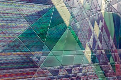 detail from thistle I by richard strachan