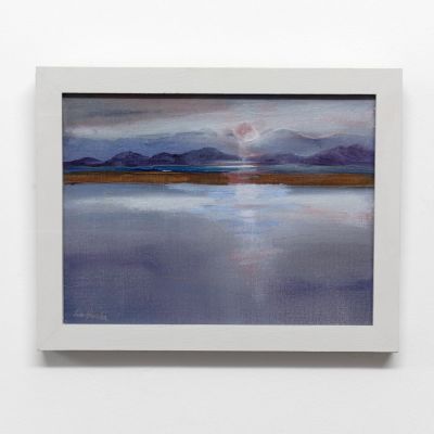 winter sunset by lisa houston