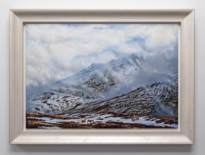 october mist - deer by colin woolf