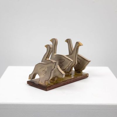 geese toast rack by michelle lowe