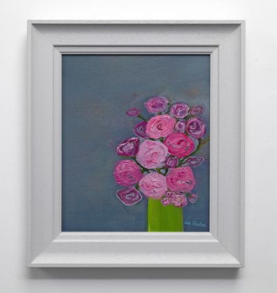 lime green vase by lisa houston