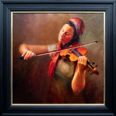 air by andrew sinclair oil on linen