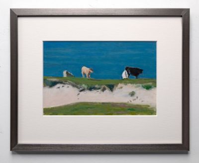 cows at the shore ii by ruth o'dell