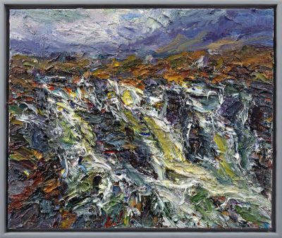 crossing the balgy falls by jonathan shearer