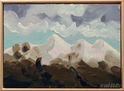 snow on the five sisters II by jess hinsley