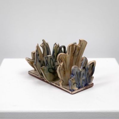 foliage toast rack by michelle lowe