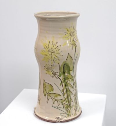 large dandelion vase by michelle lowe