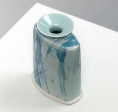 celadon vase by peter humpherson