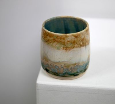lichen pot by pam matthews