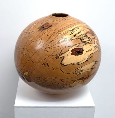 spalted beech vessel v by angus clyne