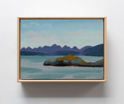 the cuillins from loch hourn by jess hinsley