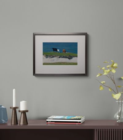 cows at the shore i by ruth o'dell