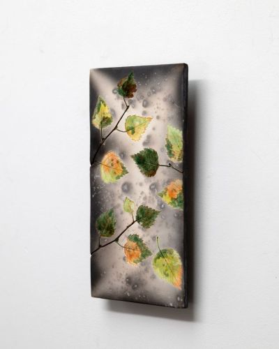 falling autumn leaves II by helen michie