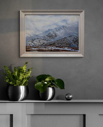 october mist - deer by colin woolf