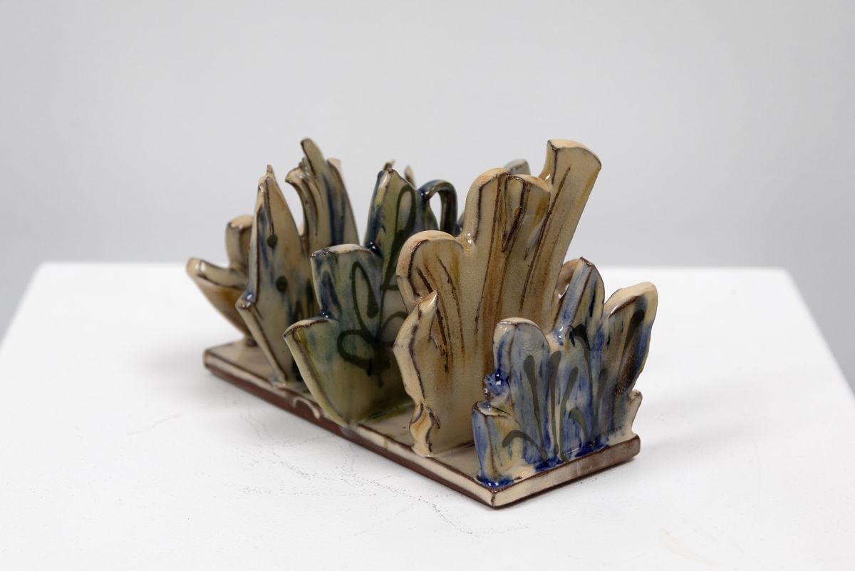 foliage toast rack by michelle lowe