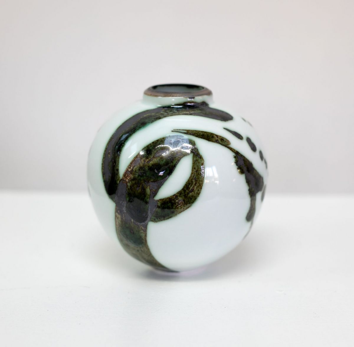 mini clear splash moonjar | tricia thom