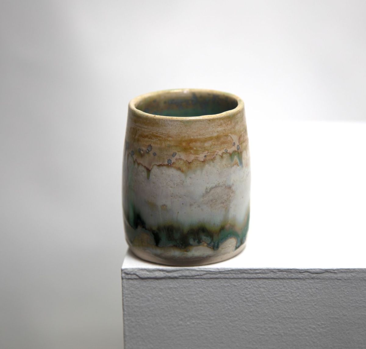lichen vase III by pam mathews