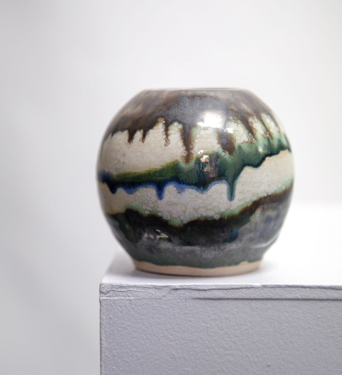 sea urchin moon jar II by pam matthews